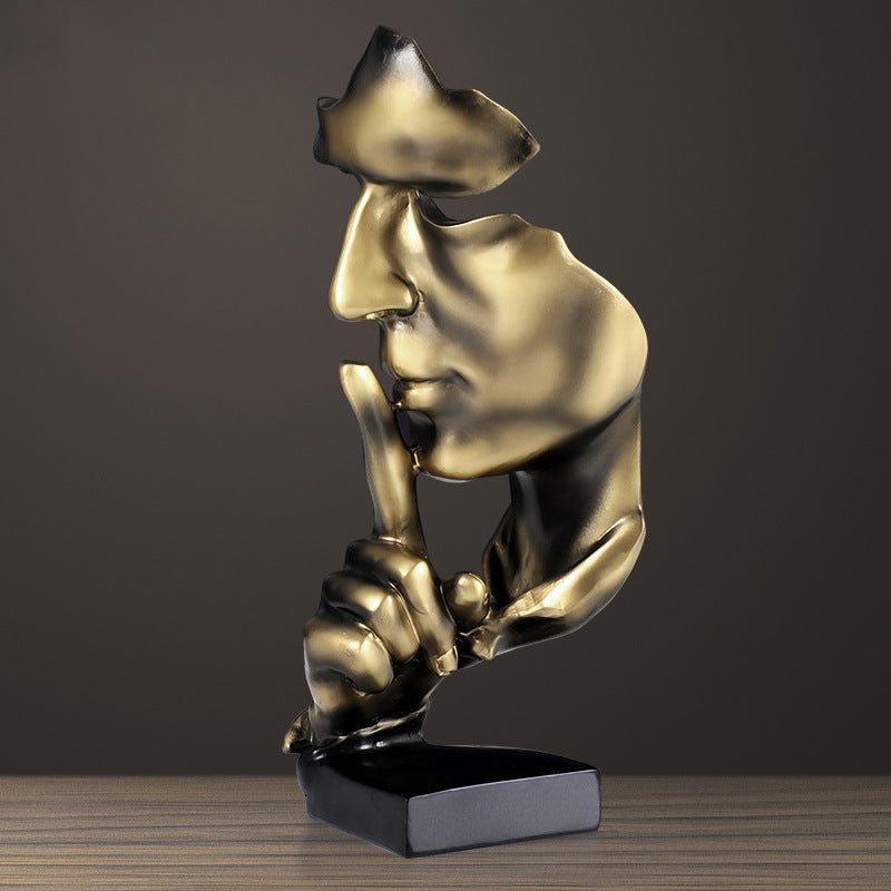 Statuette Le Silence est d'Or