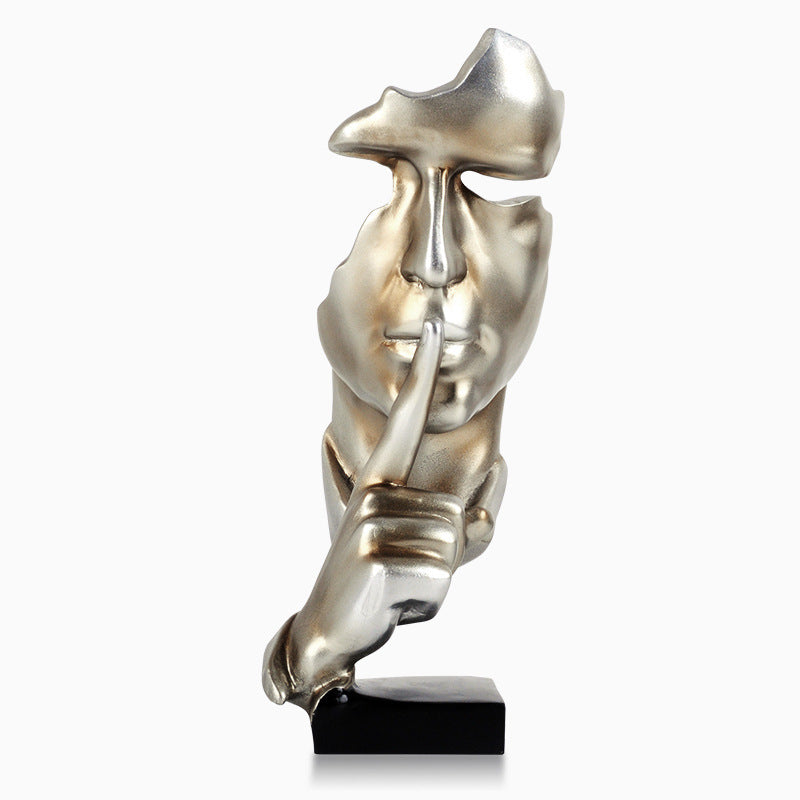 Statuette Le Silence est d'Or