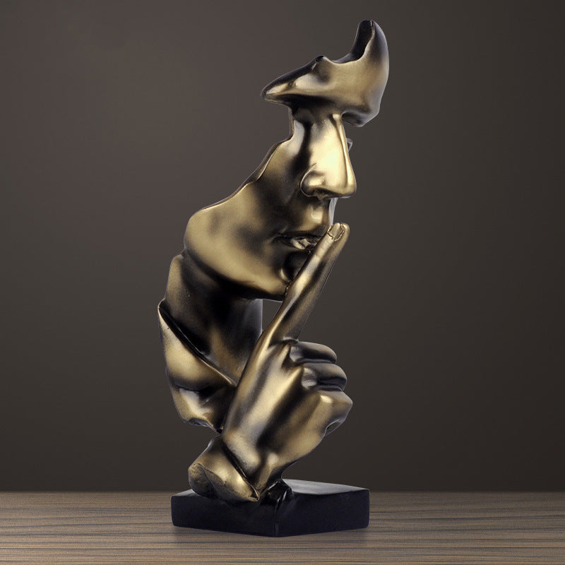 Statuette Le Silence est d'Or