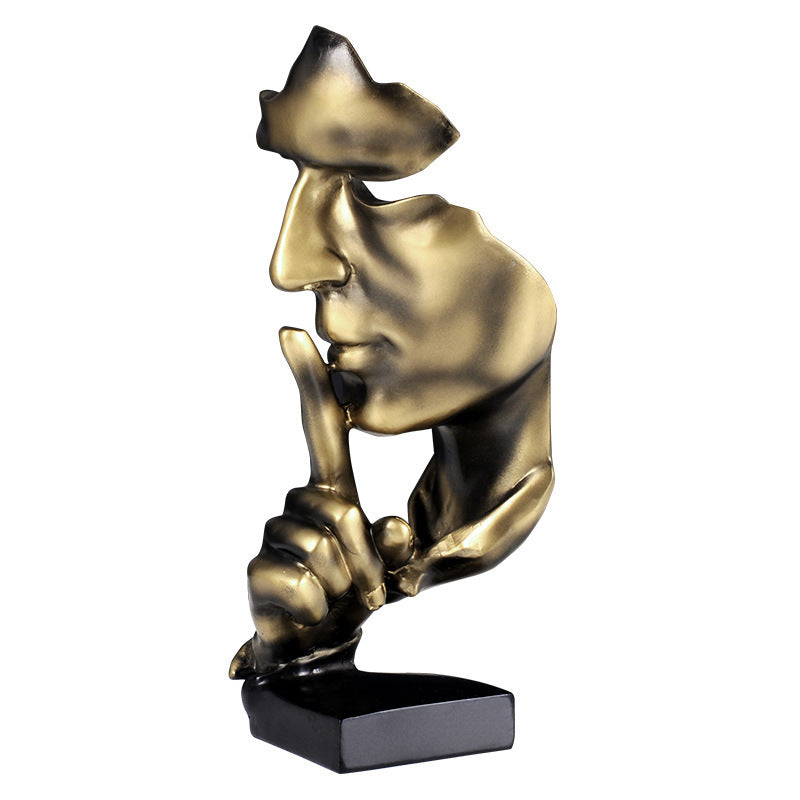 Statuette Le Silence est d'Or